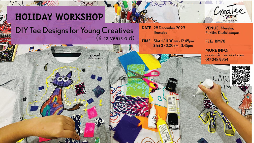 Holiday Workshop - DIY Tee Designs for Young Creatives