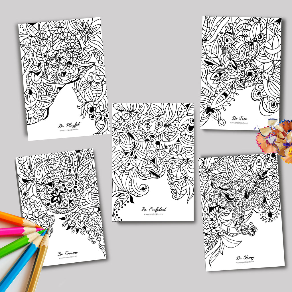 Coloring Cards