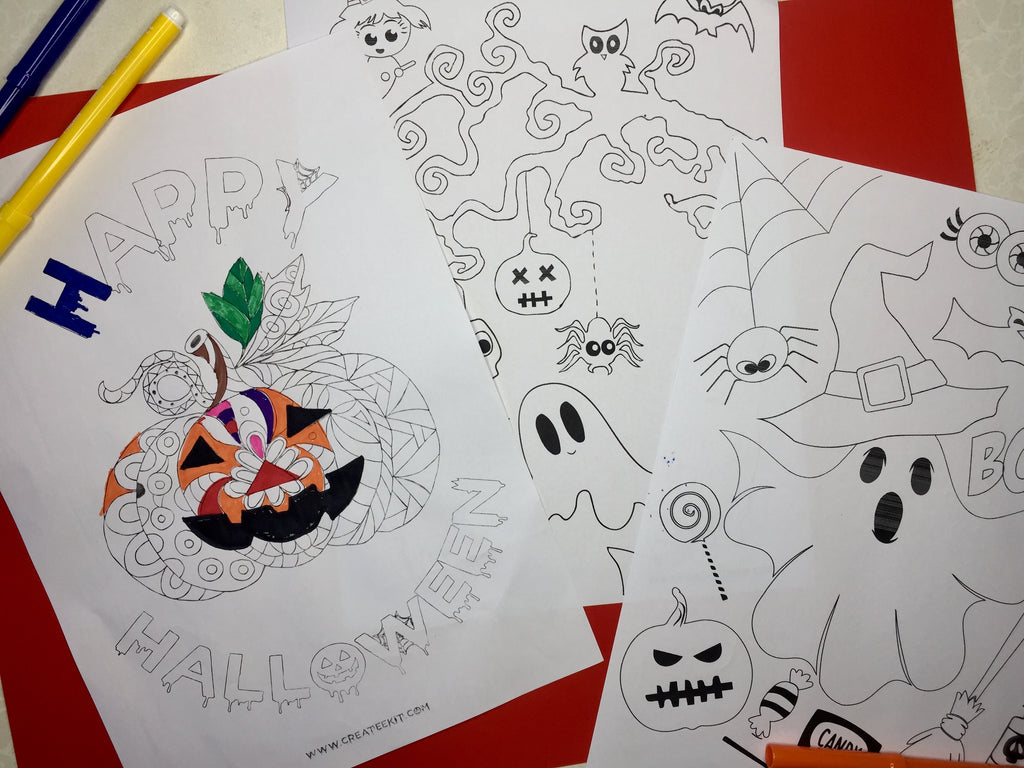 Fun & Free Halloween Coloring Sheet