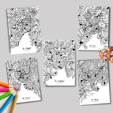 Coloring Cards